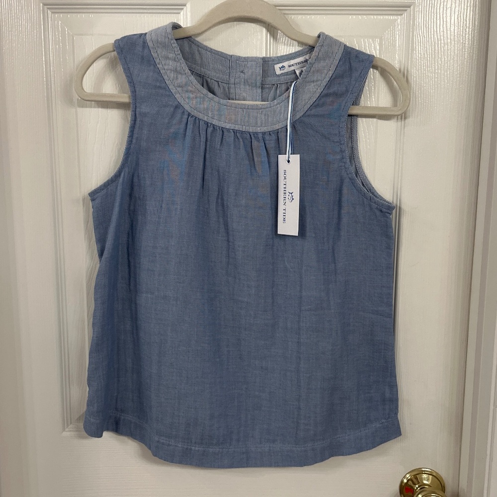 Southern Tide Sleeveless Shirt Size small